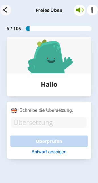 Englischer Vokabeltrainer
